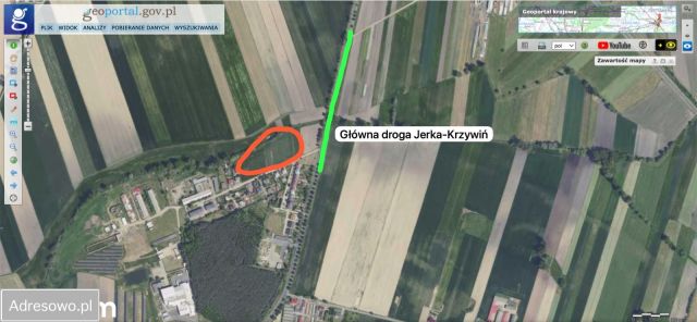 Działka rolna Jerka. Zdjęcie 1