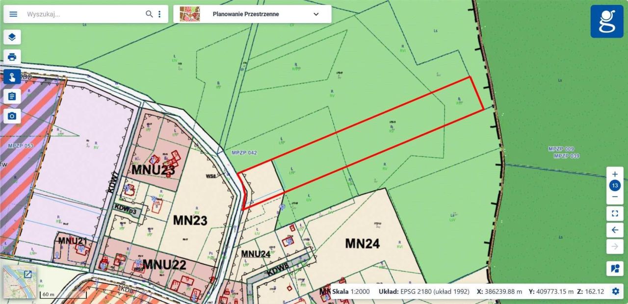 Działka rolno-budowlana Komorów. Zdjęcie 2