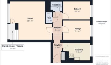 Mieszkanie 3-pokojowe Olsztyn, ul. Kołobrzeska