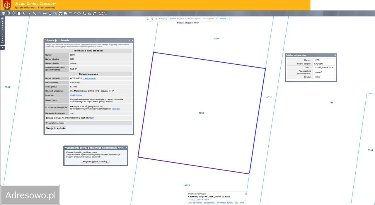 Działka budowlana Kaliszki, ul. Akacjowa. Zdjęcie 2