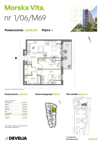 Mieszkanie 3-pokojowe Gdynia Leszczynki, ul. Działdowska. Zdjęcie 7