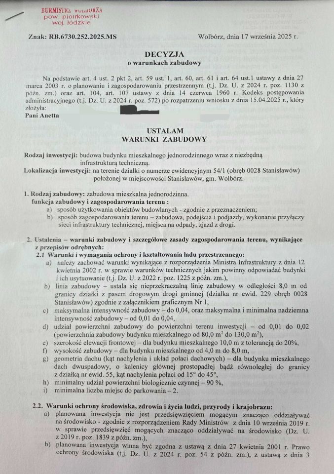 Działka budowlana Stanisławów. Zdjęcie 5