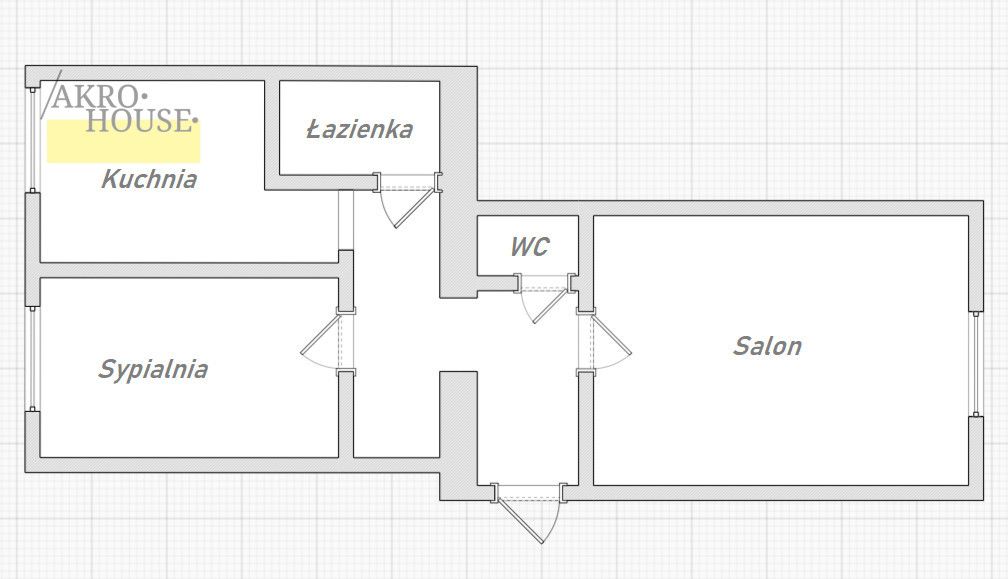 Mieszkanie 2-pokojowe Katowice Koszutka, ul. Stefana Okrzei. Zdjęcie 2