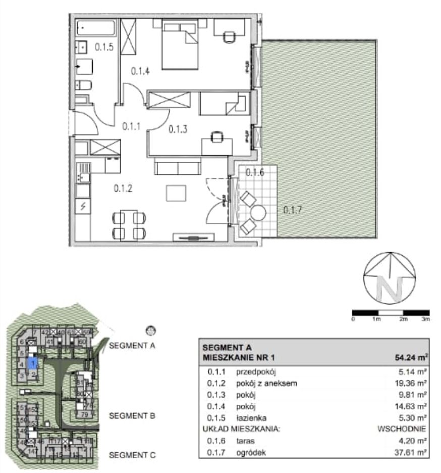 Mieszkanie 3-pokojowe Wieliczka, ul. św. Barbary. Zdjęcie 1