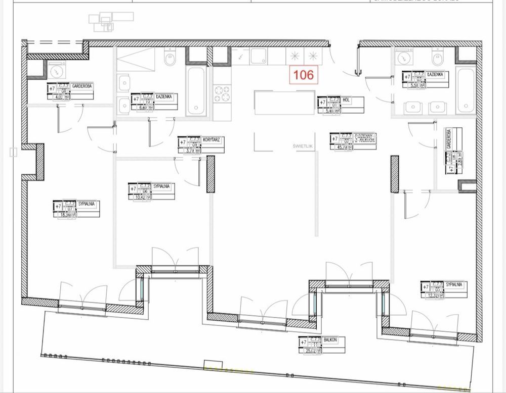 Mieszkanie 5-pokojowe Lublin Śródmieście. Zdjęcie 4