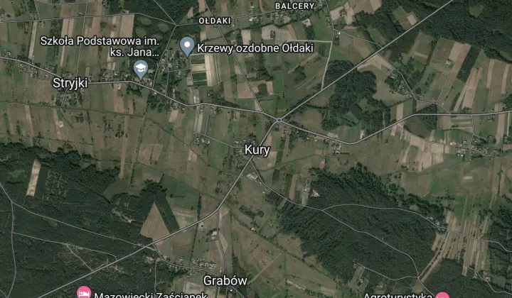 Działka rolno-budowlana Kury Ołdaki