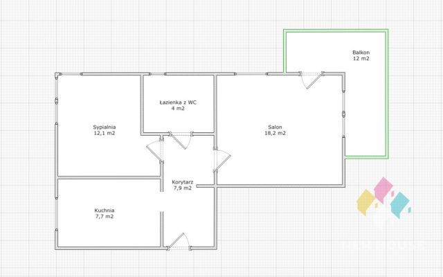 Mieszkanie 2-pokojowe Olsztyn, ul. ks. Roberta Bilitewskiego. Zdjęcie 19