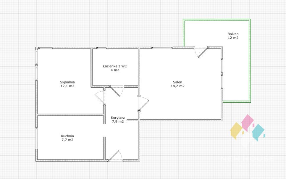Mieszkanie 2-pokojowe Olsztyn, ul. ks. Roberta Bilitewskiego. Zdjęcie 19