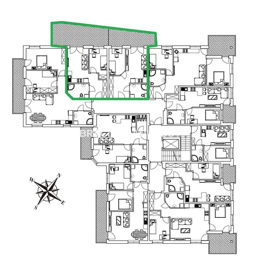 Mieszkanie 4-pokojowe Kraków Podgórze, ul. Na Zakolu Wisły. Zdjęcie 4