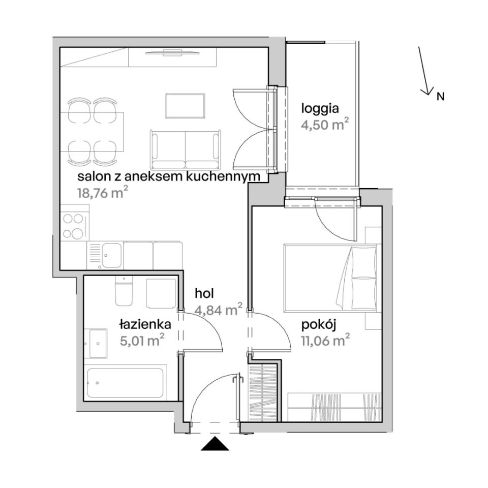 Mieszkanie 2-pokojowe Poznań Starołęka, ul. Unii Lubelskiej. Zdjęcie 7