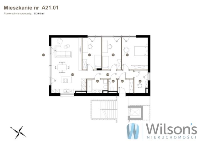Mieszkanie 5-pokojowe Warszawa Wilanów, ul. Zdrowa. Zdjęcie 10