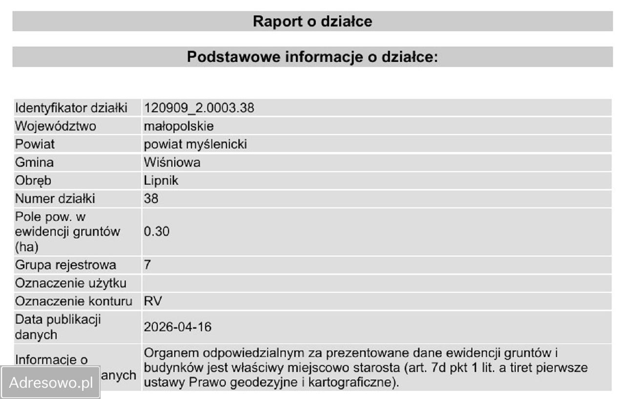 Działka budowlana Lipnik. Zdjęcie 18