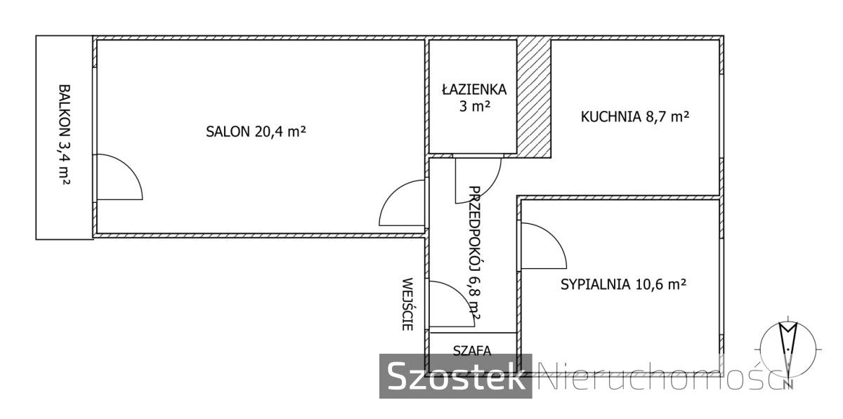 Mieszkanie 2-pokojowe Częstochowa Północ. Zdjęcie 23