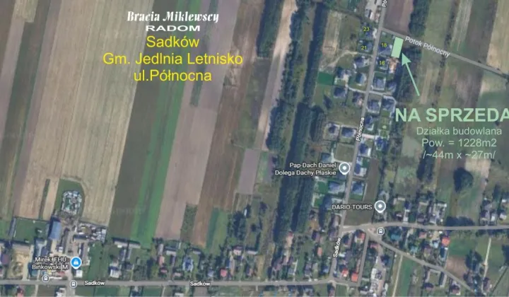 Działka budowlana Sadków