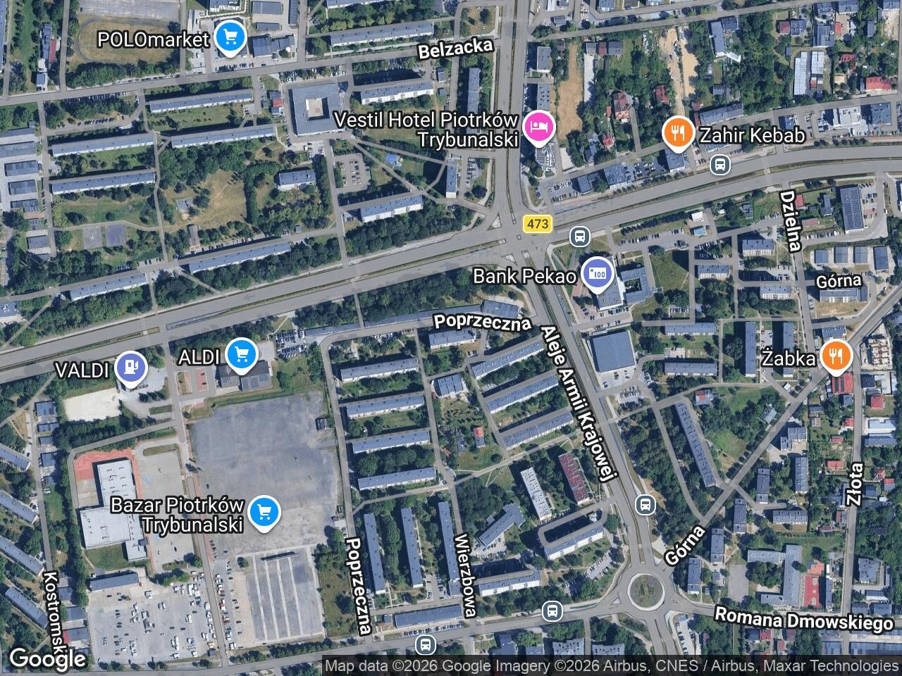 Mieszkanie 4-pokojowe Piotrków Trybunalski, ul. Poprzeczna. Zdjęcie 1