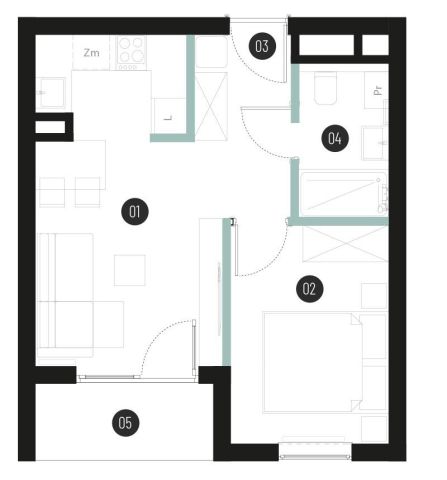 Mieszkanie 2-pokojowe Tyczyn, ul. Laurowa. Zdjęcie 1