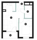 Mieszkanie 2-pokojowe Tyczyn, ul. Laurowa