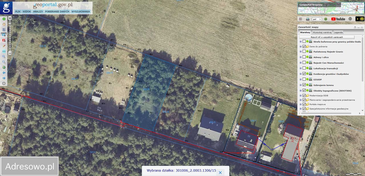 Działka budowlana Brzeźno, ul. Sosnowa. Zdjęcie 3