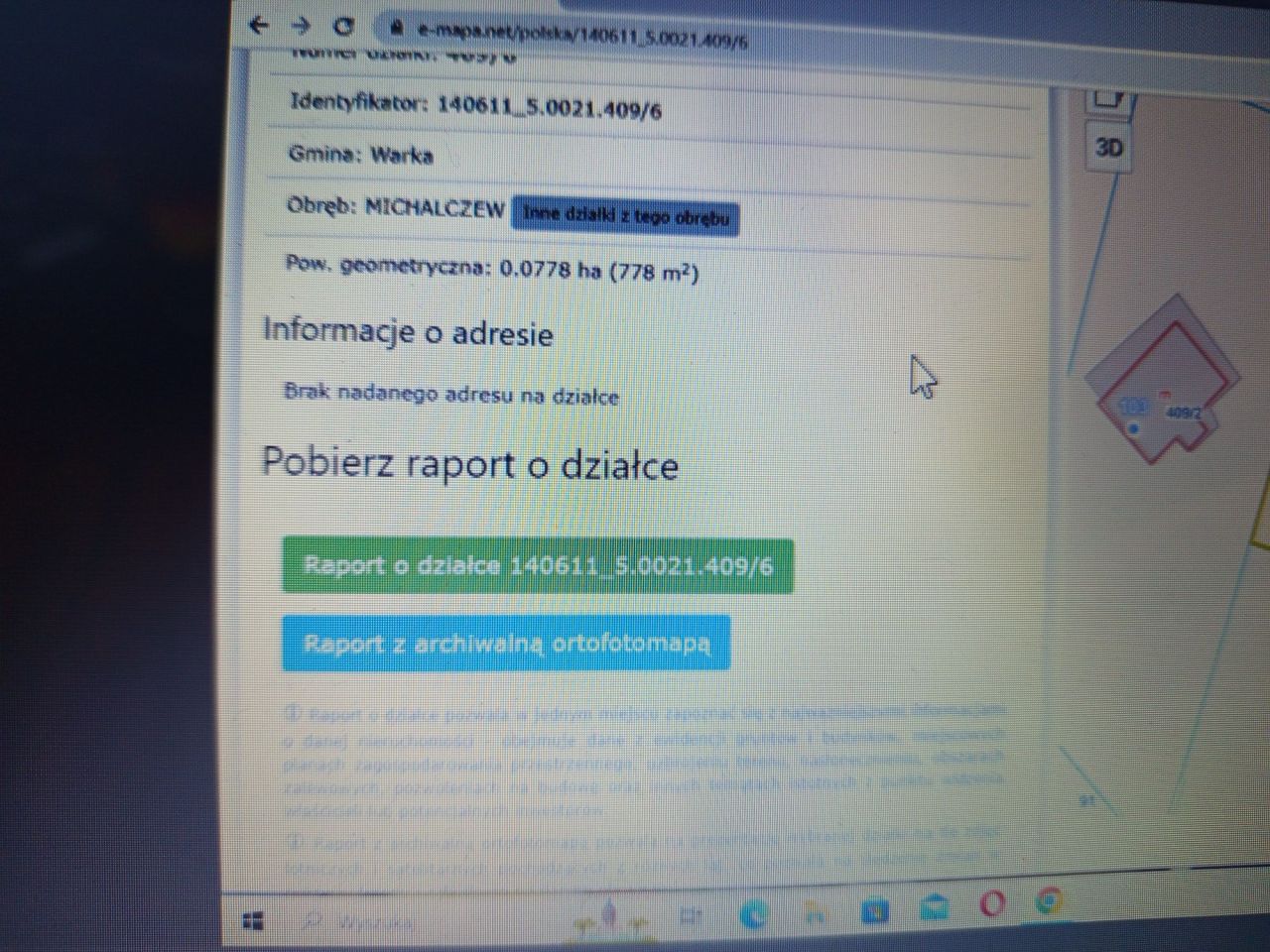 Działka budowlana Michalczew. Zdjęcie 8