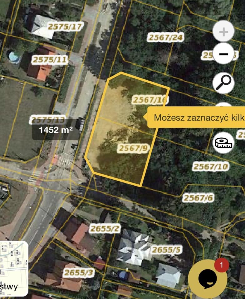 Działka budowlana Płock Borowiczki-Parcele, ul. Wierzbowa