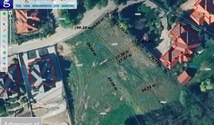 Działka budowlana Rząska, os. Sarni Stok