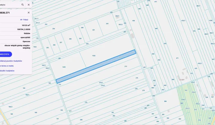 Działka Wola Załężna