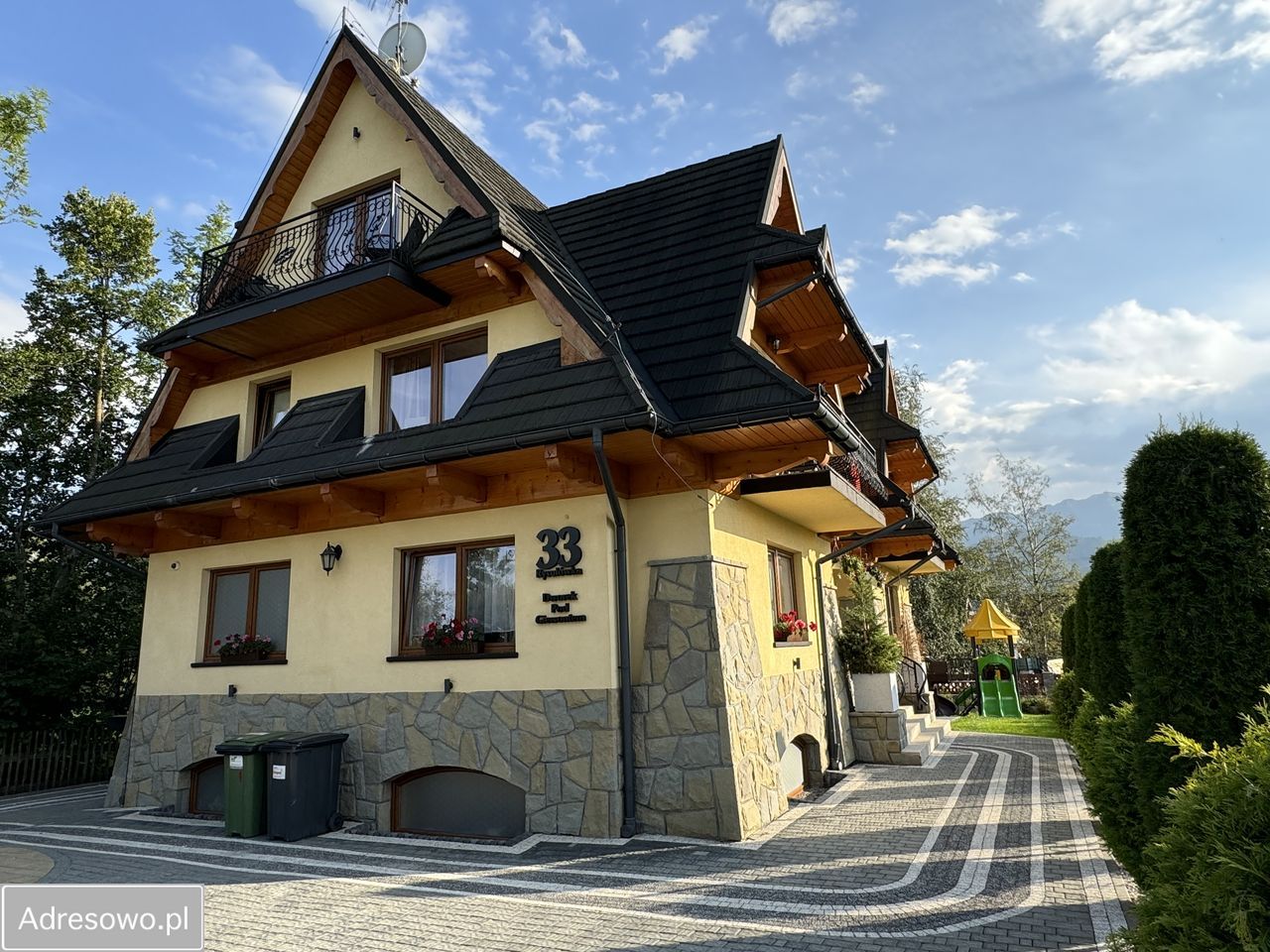 dom wolnostojący, 9 pokoi Kościelisko, ul. Rysulówka