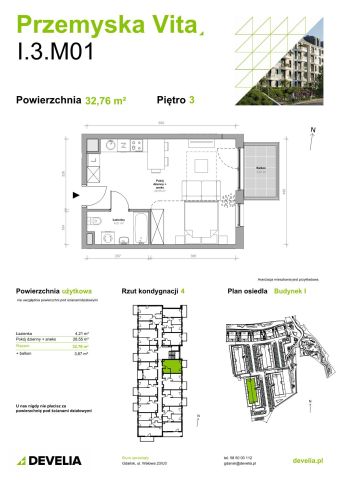Mieszkanie 1-pokojowe Gdańsk Ujeścisko, ul. Przemyska. Zdjęcie 11