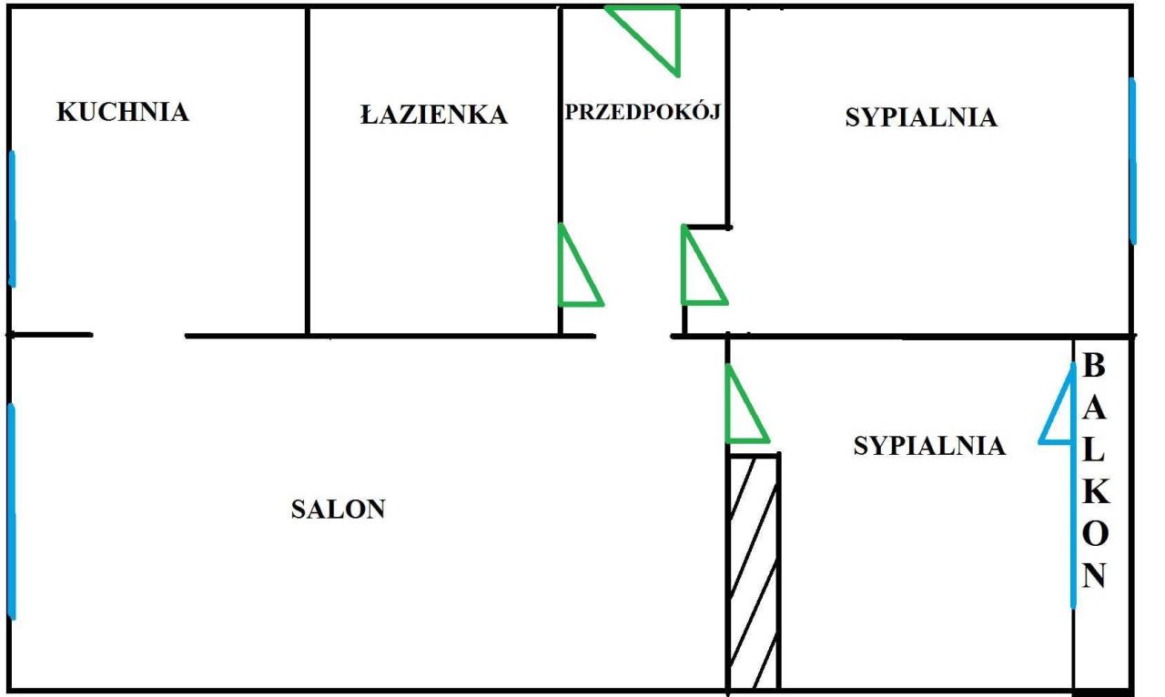 Mieszkanie 3-pokojowe Rybnik Niedobczyce, ul. Obrońców Pokoju. Zdjęcie 7