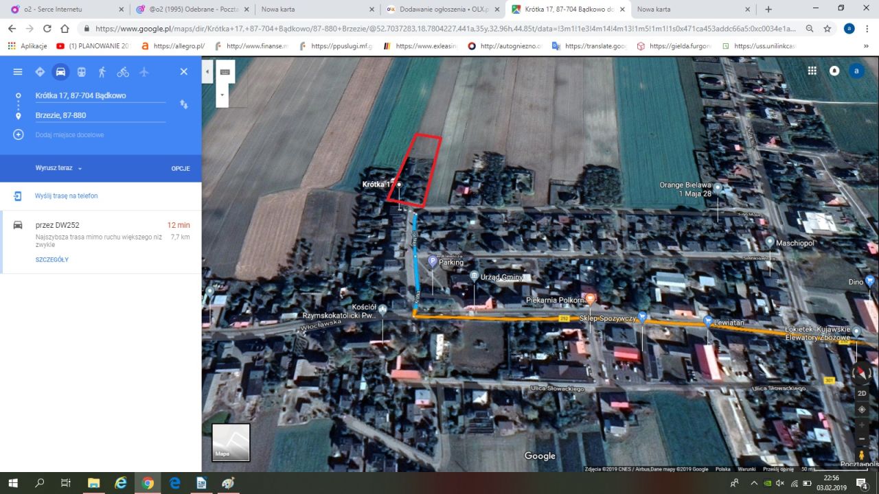 Działka budowlana Bądkowo, ul. 1 Maja. Zdjęcie 6