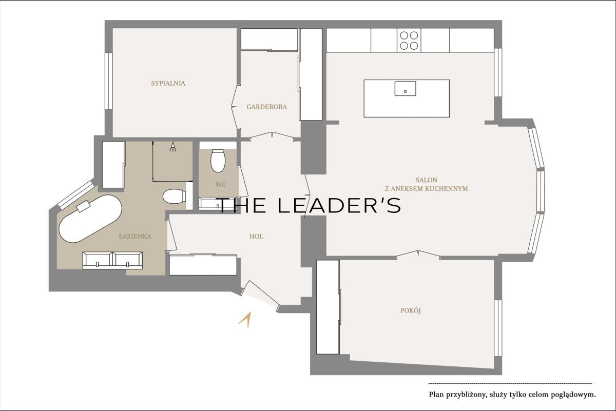 Mieszkanie 3-pokojowe Warszawa Śródmieście, ul. Piękna. Zdjęcie 21