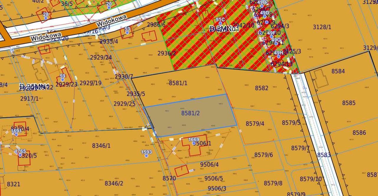 Działka budowlana Twardorzeczka. Zdjęcie 3