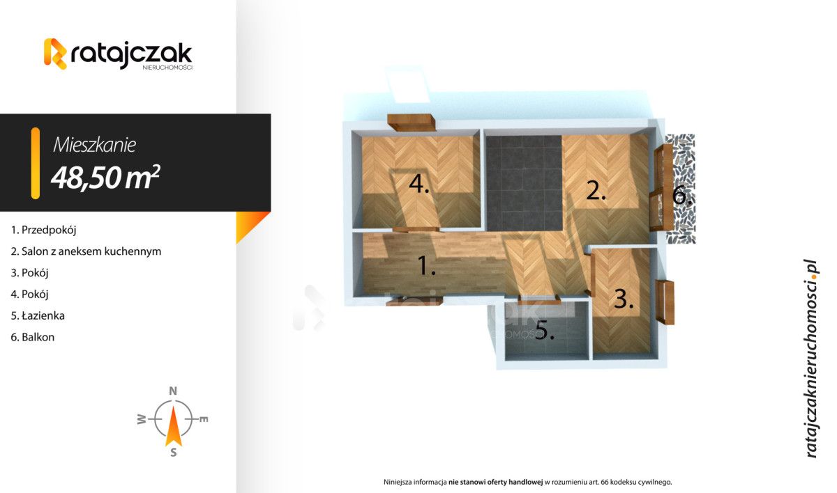 Mieszkanie 3-pokojowe Wejherowo Nanice, ul. Przemysłowa. Zdjęcie 9