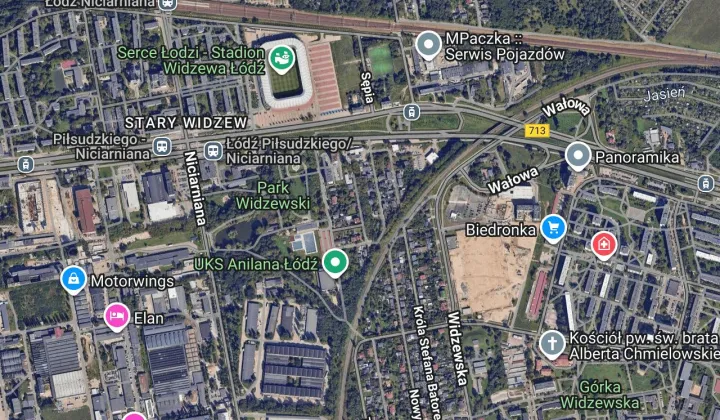 Działka inwestycyjna Łódź Górna, ul. Browarna