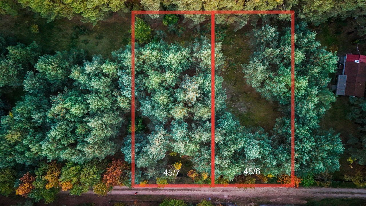 Działka rekreacyjna Osłonin, ul. Leśna