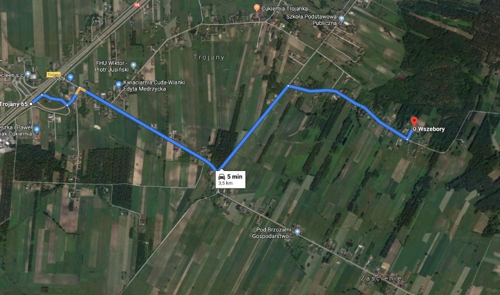 Działka rolna Wszebory, ul. Wąska. Zdjęcie 2