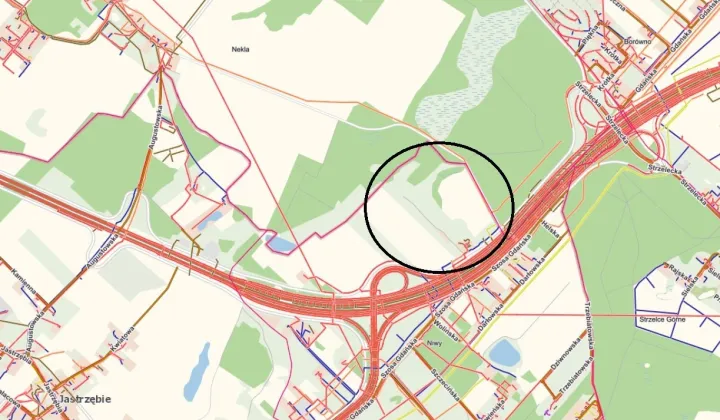 Działka inwestycyjna Żołędowo
