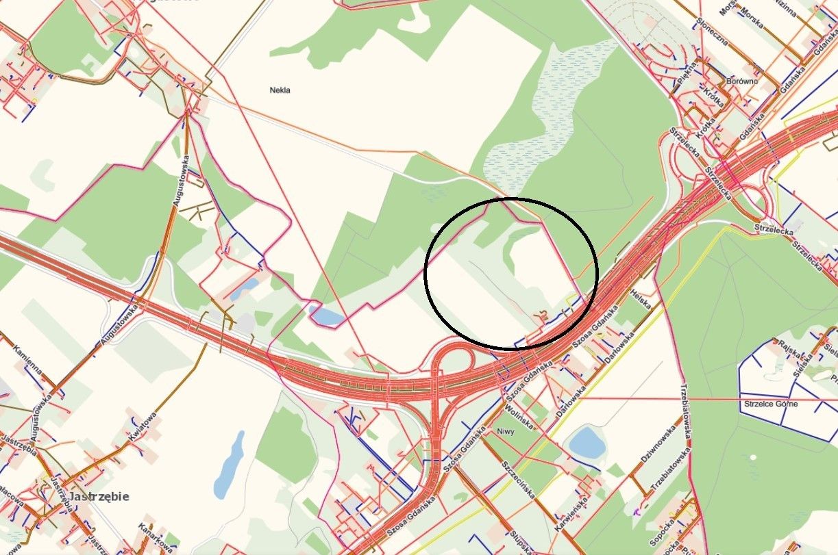 Działka inwestycyjna Żołędowo, ul. Szosa Gdańska
