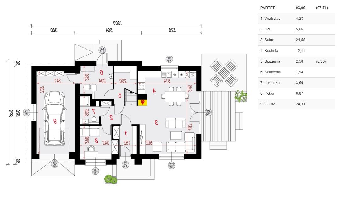 dom wolnostojący, 5 pokoi Skrzeszew, ul. Szkolna. Zdjęcie 2