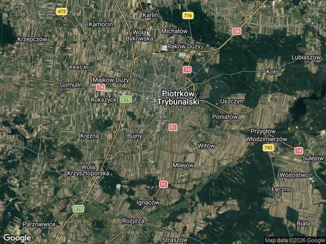 Działka budowlana Piotrków Trybunalski Krakówka, ul. Przemysłowa. Zdjęcie 1