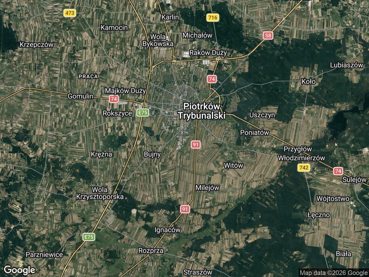 Działka budowlana Piotrków Trybunalski Krakówka, ul. Przemysłowa. Zdjęcie 1