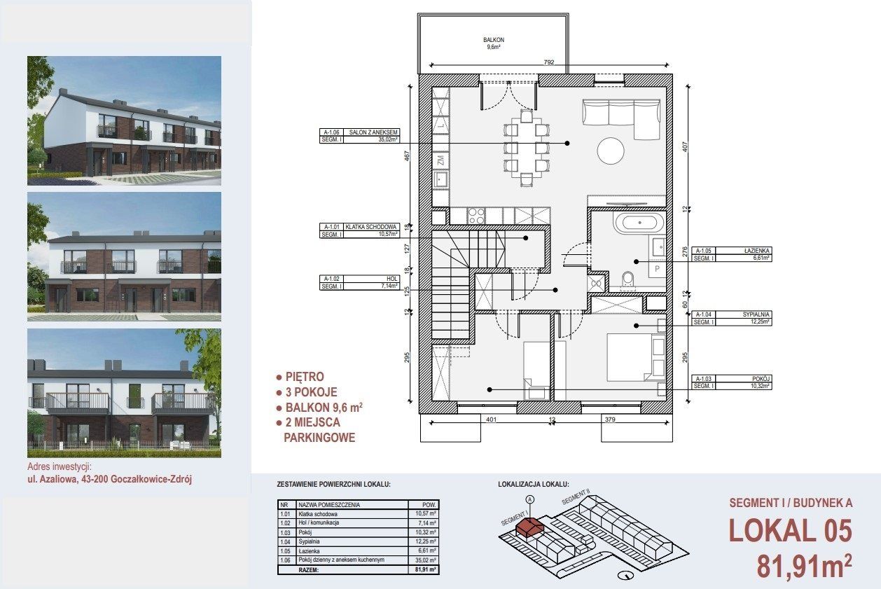 Mieszkanie 3-pokojowe Pszczyna. Zdjęcie 3