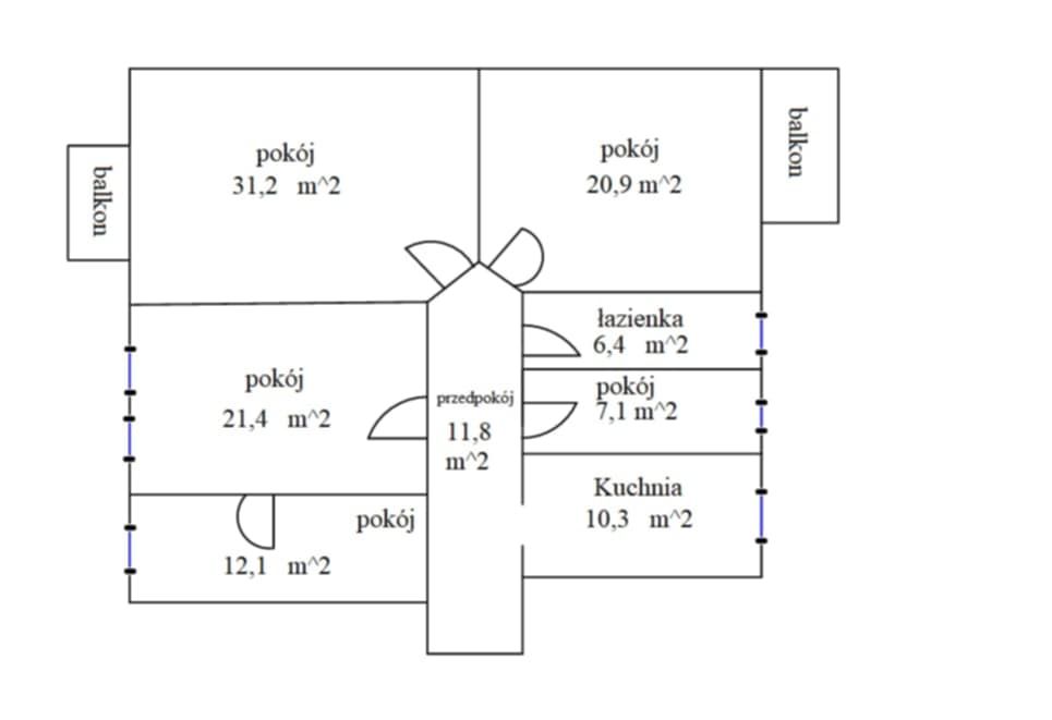 Mieszkanie 5-pokojowe Brzeg Centrum, ul. Robotnicza. Zdjęcie 11