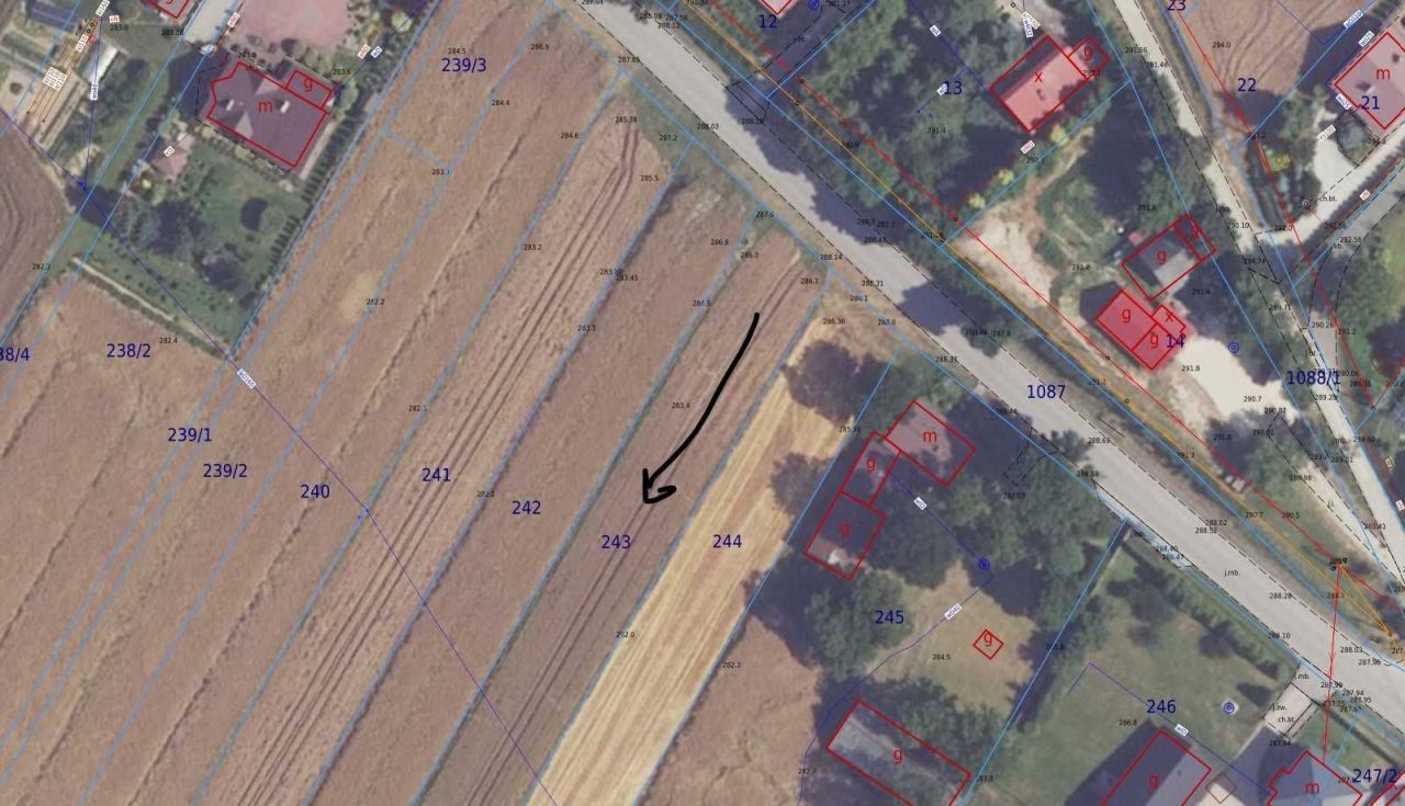 Działka rolno-budowlana Grzegorzowice Wielkie. Zdjęcie 3