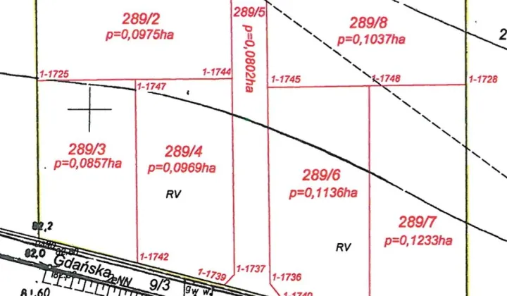 Działka rolna Lubsko, ul. Gdańska