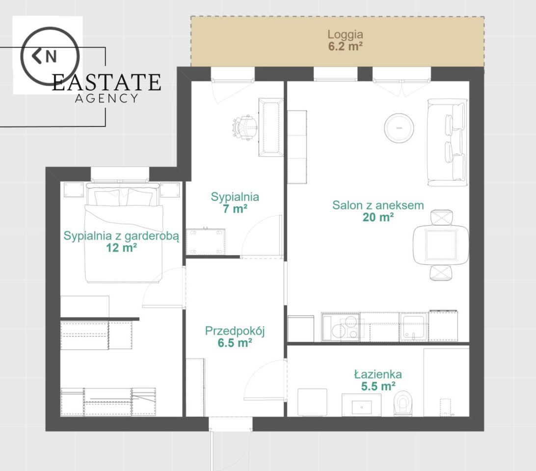 Mieszkanie 3-pokojowe Warszawa Praga-Południe, ul. Kobielska. Zdjęcie 8