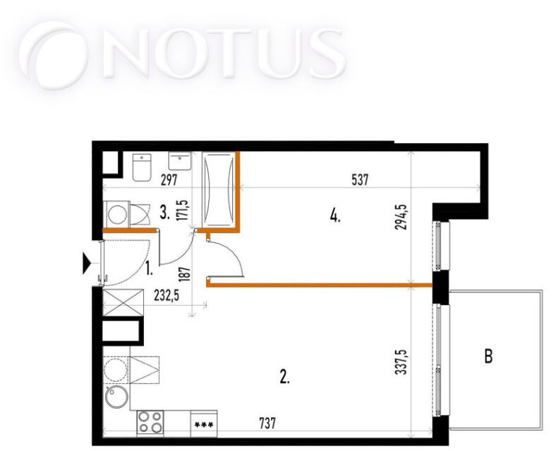 Mieszkanie 2-pokojowe Warszawa Targówek. Zdjęcie 4