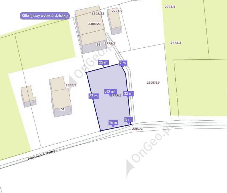 Działka budowlana Bielsko-Biała Komorowice Krakowskie, ul. Aleksandra Fredry. Zdjęcie 4