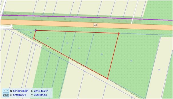 Działka inwestycyjna Białki Dolne. Zdjęcie 1