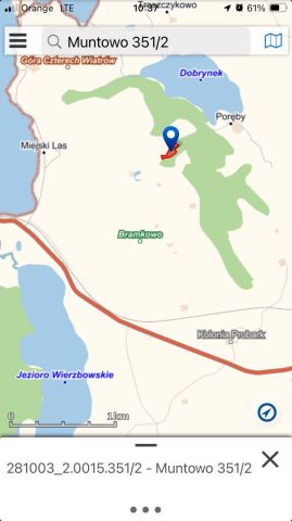 Działka leśna Muntowo. Zdjęcie 1